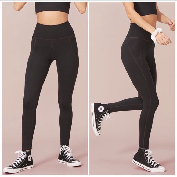 girlfriend collective Pants - GIRLFRIEND COLLECTIVE HIGHRISE COMPRESSION LEGGING